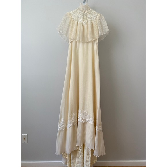 Unbranded Dresses & Skirts - Vintage Ethereal Fairy Prairie Babydoll Edwardian Wedding Dress Cream